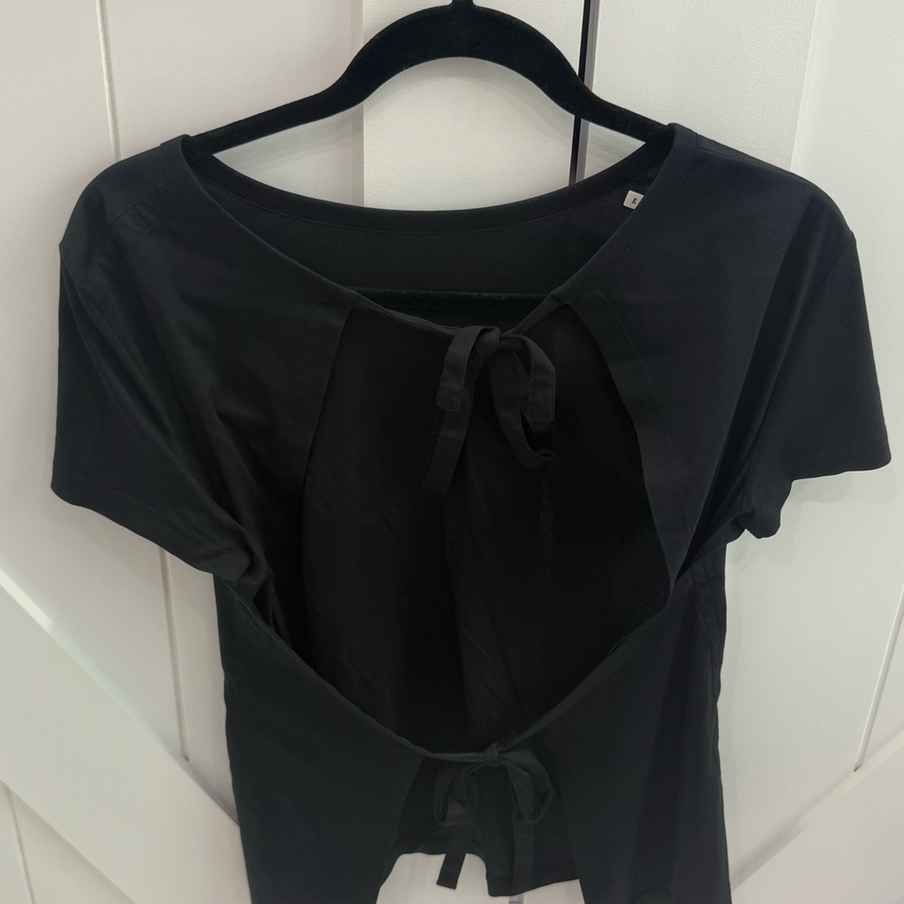 Helmut Lang Black Bows T-shirt